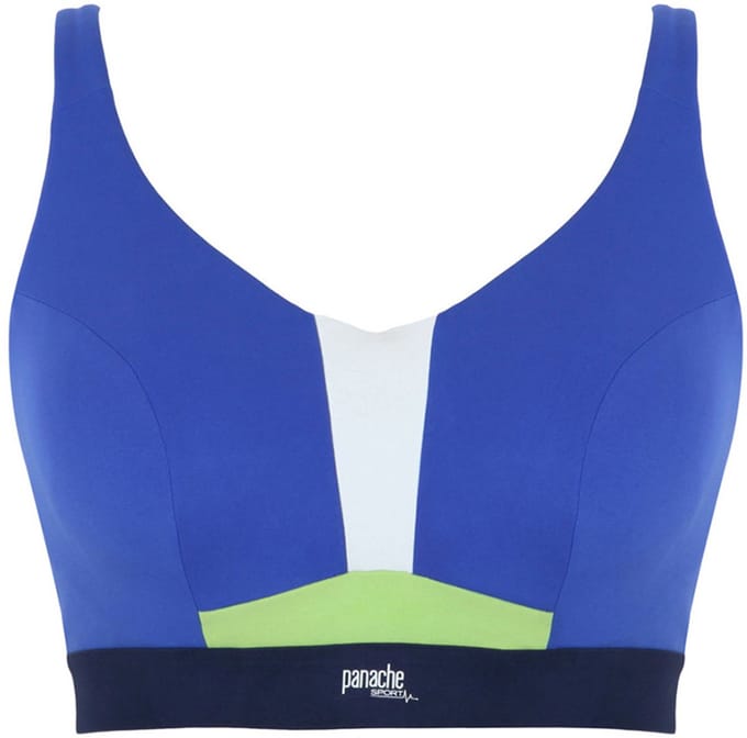 Panache - Endurance Wired Non Padded Sport BH - Blue - 80B