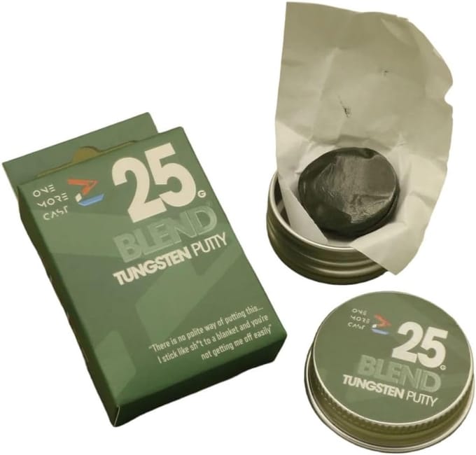 Tungsten Putty voor Vissen - Ideaal voor Rig Creatie