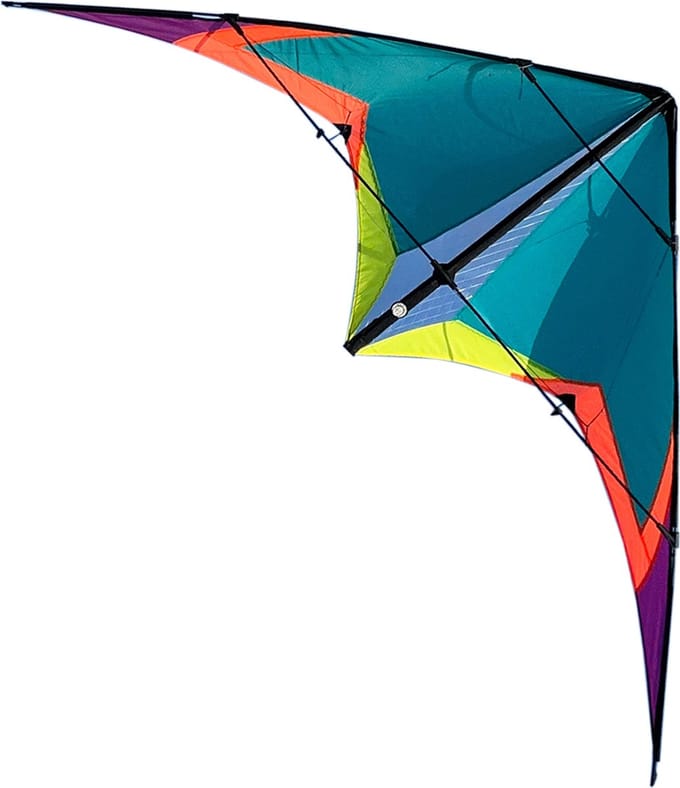 Stuntvlieger Spiderkites Elektra 2 Neon 020057-1 Groen 175 x 75 cm