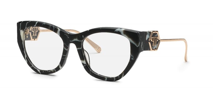 Philipp Plein VPP123M Nero marmorizzato 54/19/140 WOMAN Brilmonturen