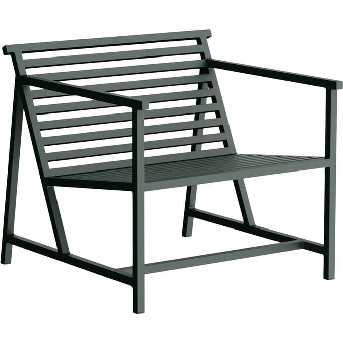 NINE 19 Outdoors Lounge fauteuil - green