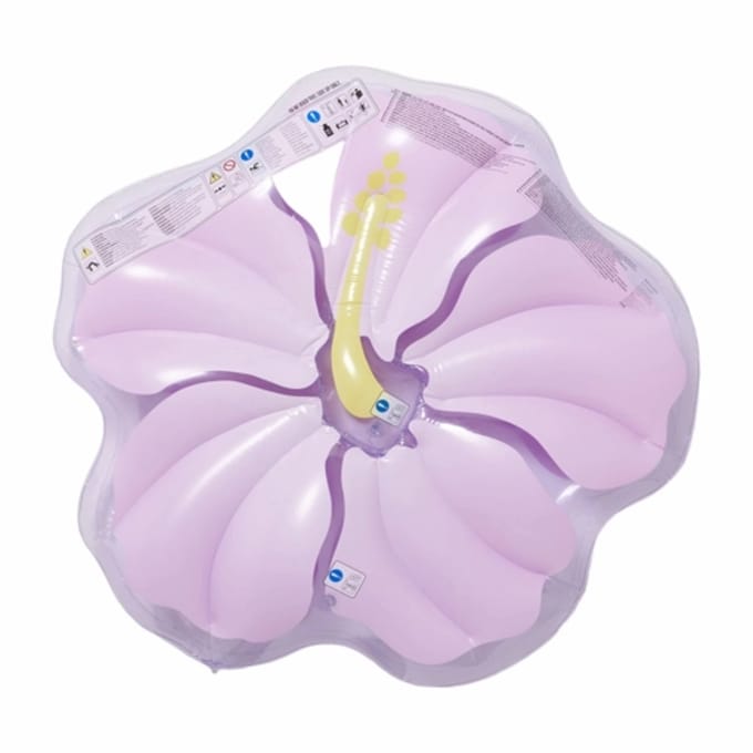 Luchtbed Sunnylife Luxe Hibiscus Pastel Lilac