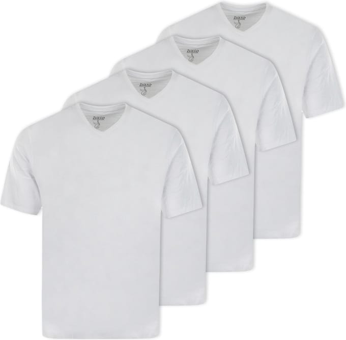 hajo T-shirt Verpakking van 4