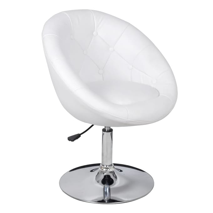 vidaXL - Barstoelen - 2 - st - kunstleer - wit