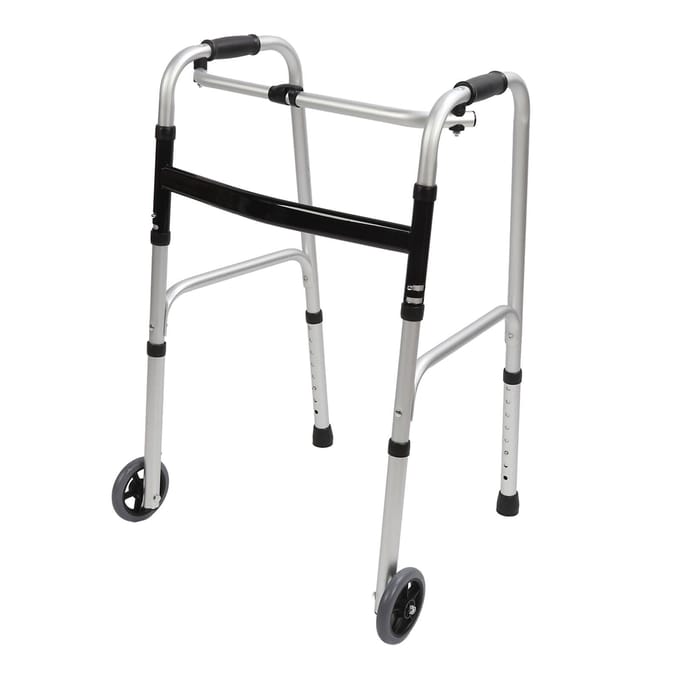 Opvouwbare rollator Professioneel 8 snelheden Hoogte verstelbaar Lichtgewicht Aluminiumlegering Standaard gray