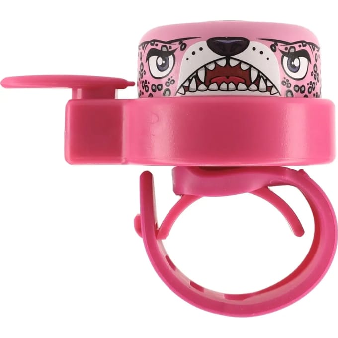 Bicycle Bell for Kids | Pink Leopard | Crazy Safety | Colorful & Easy to Use