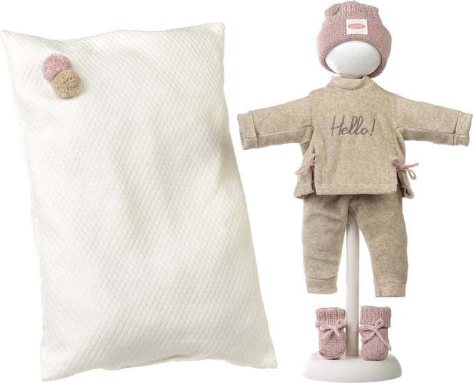 Newborn poppenkledingset Babette (42 cm)