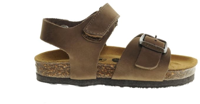 Kindersandalen Nubuck Bruin Leder maat 28