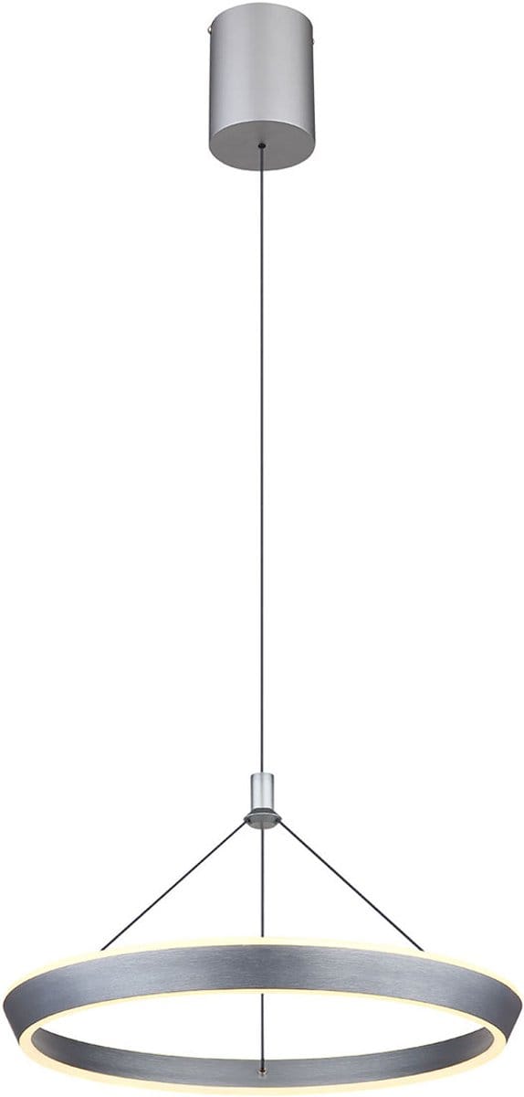 Globo - hanglamp - Ferra - grijs - metaal - Ø 50cm - LED - 67316