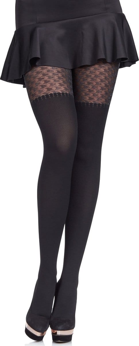 Merry Style Dames Panty - 60 DEN - Halsterloos - Polyamide - MS-GB-371 - Zwart - S