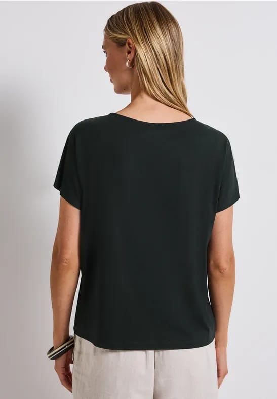Shirt met uitsnijding