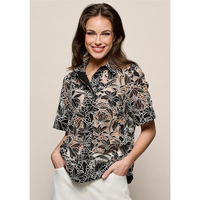 Alena Blouse Zwart