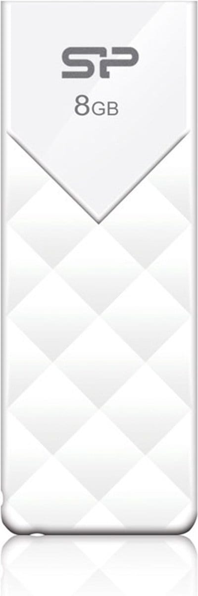 Silicon Power Ultima U03 - USB-stick - USB 2.0 - 8 GB - Wit