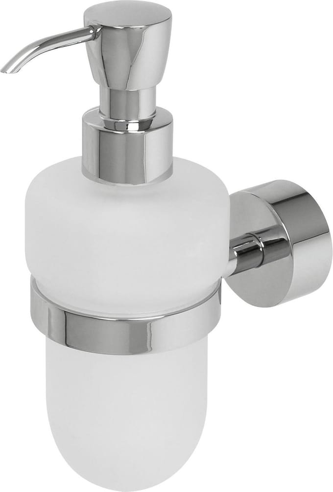 Plieger Murcia Zeepdispenser - Matglas - Inox