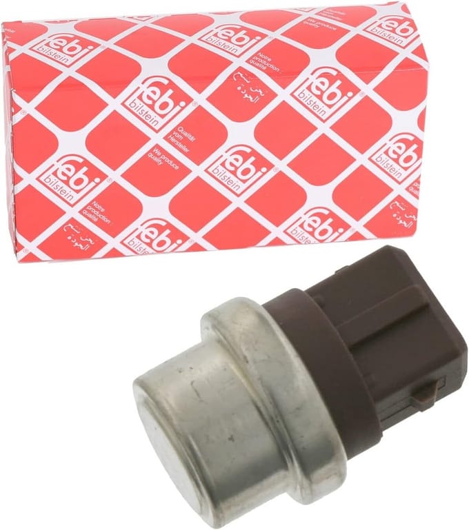 Koel-/warmtesensor - Temperatuursensor - Motoronderhoud - Originele kwaliteit - 2 Fittingen - Rood gemarkeerd