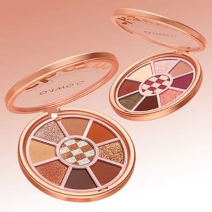 O.TWO.O - Love Mark Eyeshadow Palette - 2 Colors #01 Sunset Dunes