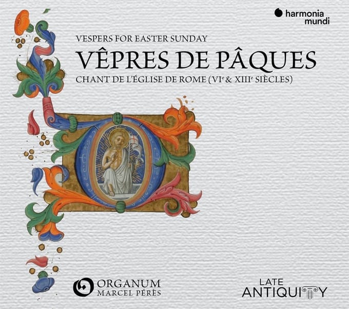 Ensemble Organum, Marcel Pérès - Vespers For Easter Sunday : Chant de L'église de Rome (VIe & XIIIe Siècles) (CD)
