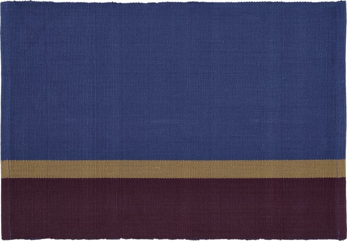 Södahl organic Impression Placemat 33 x 48 cm Royal Blue