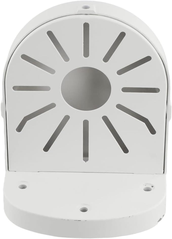 Muurbeugel Camera - Bevestiging Beveiliging - Bewaking Beveiligen - Met Kabeldoos - 170x140x90mm - Wit