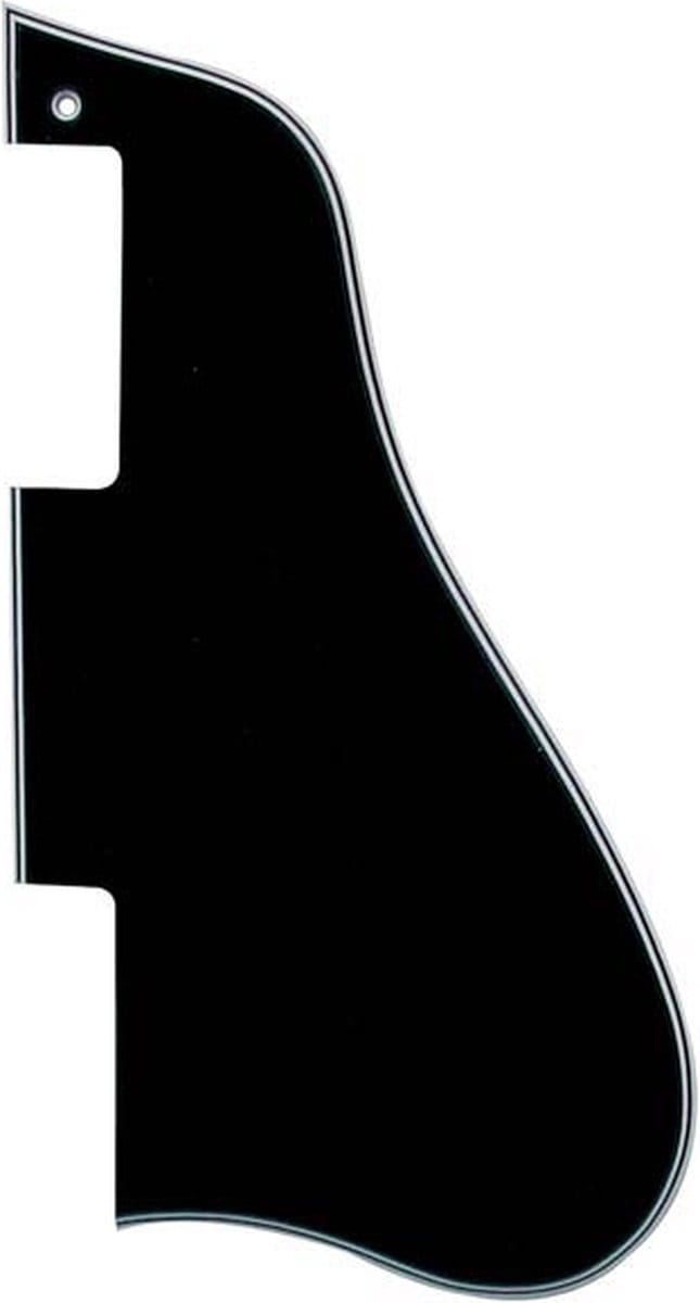 Boston E-3-4B pickguard, 335-model, black, 4 ply