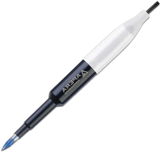 pH-insteekelektrode - Bodemmeter pH sensor - Bodemmetingen uitvoeren - Puntige elektrode - pH 0-14 - Zwart