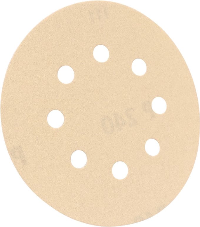 Kelfort SCHUURSCHIJF VELCRO WIT 125MM K240 10 ST