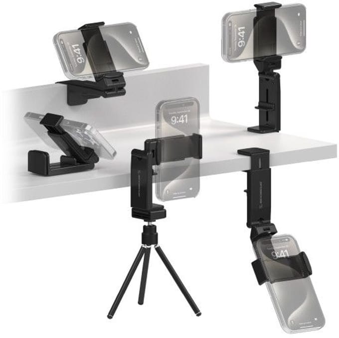 MagicMount Travel Phone Holder - Clamp Version opvouwbaar