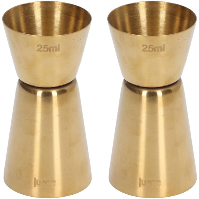 Jigger à cocktail double tête Acier inoxydable Or Jigger à vin Tasse à mesurer de bar pour restaurant L(for 6.5-9kg)