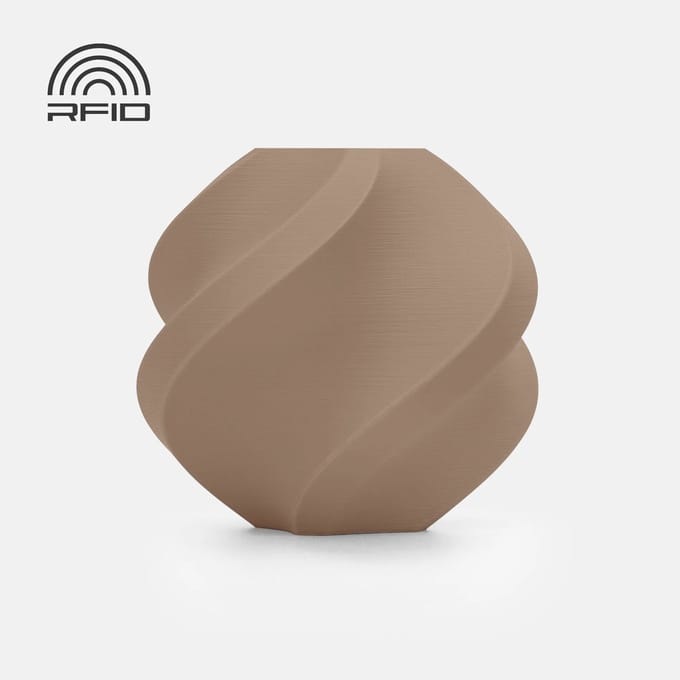 Bambu Lab - PLA Matte 1.75mm Filament – 1kg – Latte bruin (Latte Brown) - zonder spoel