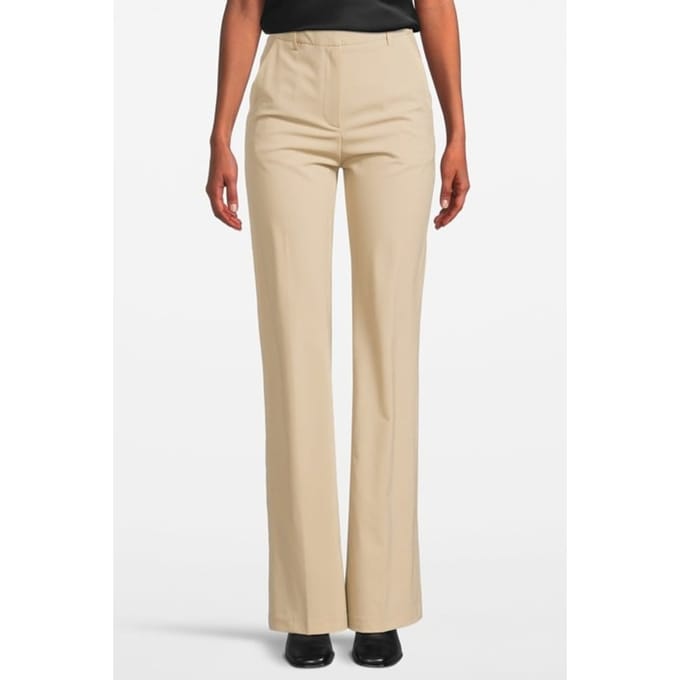 IRO Paris Baler Camel Maat: 42 | Wijde Broeken Outlet | Dames | Beige