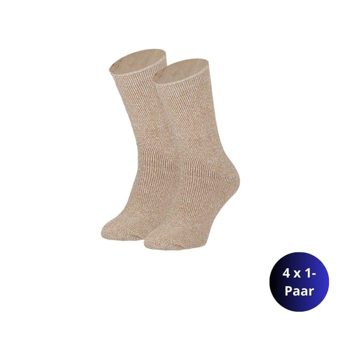 Morethansocks - Thermosokken dames - One Size - 4-Pack - Warme sokken - Wandelsokken
