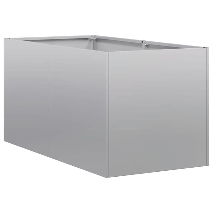 vidaXL - Plantenbak - 40x80x40 - cm - gegalvaniseerd - staal