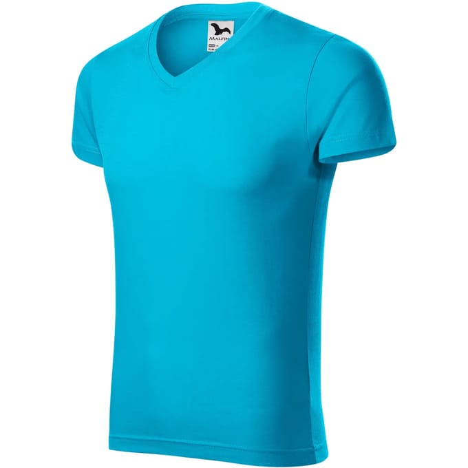 T-shirt met V-hals Malfini Slim 146
