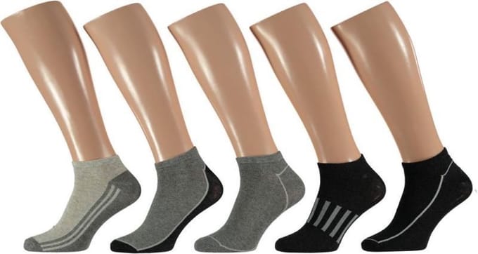 5 paar sneakersokken-enkelsokken Maat 41-46