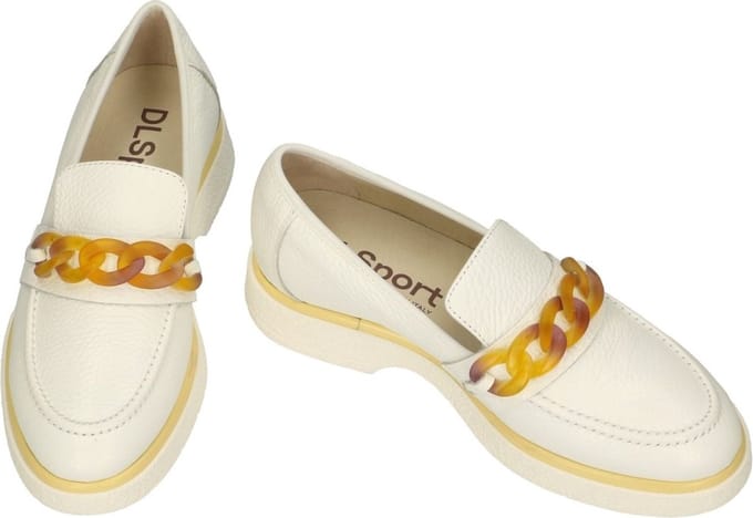 Dlsport -Dames - wit - ballerina's & mocassins - maat 37
