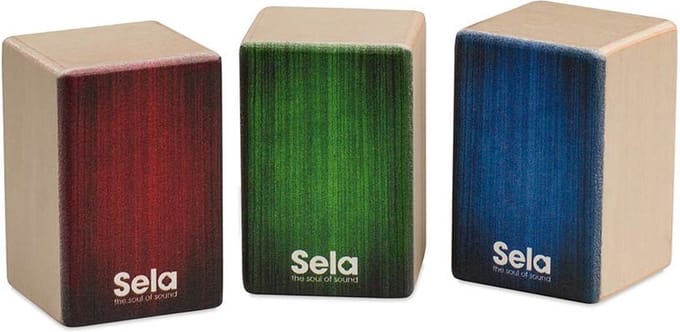 Sela SE 108 Mini Cajon shaker set (3 stuks)