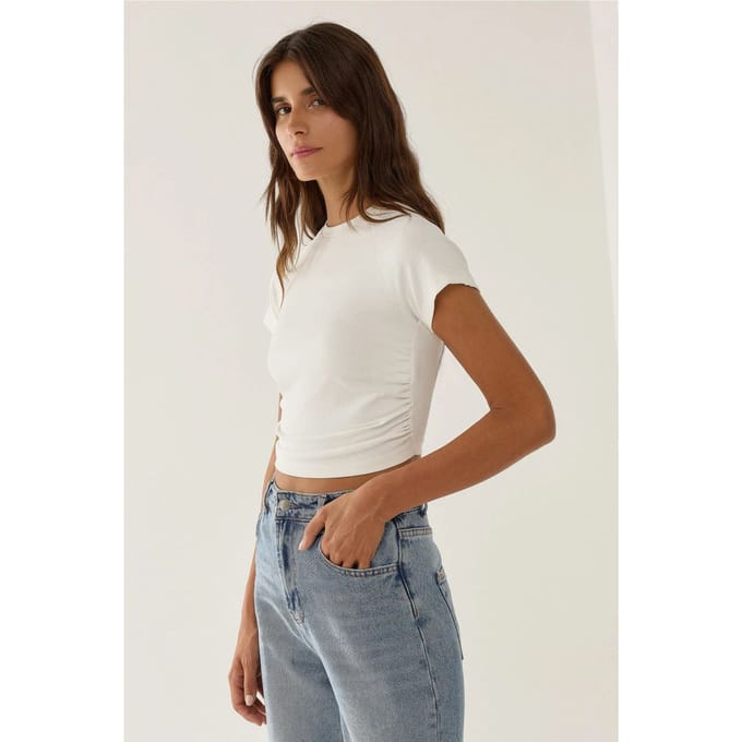 Geraffineerde Crop Top