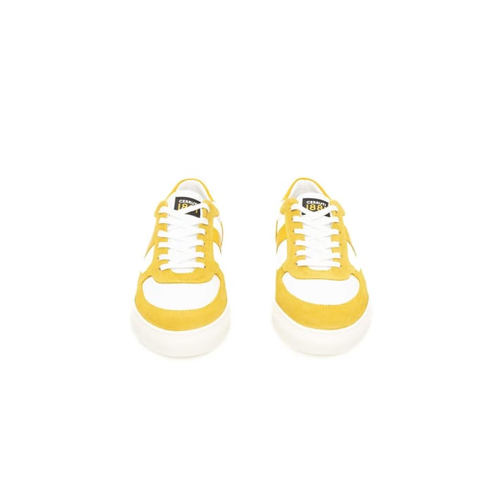 Cerruti 1881 Gele Koehuid Heren Sneaker