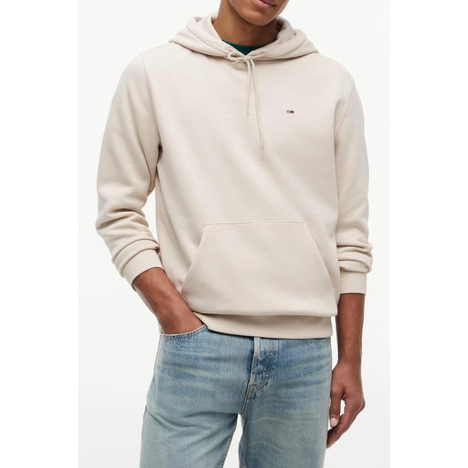 Tommy Hilfiger Regular Flag Hoodie Classic Beige Größe: XL | Kaputzenpullis Outlet | Herren | Braun