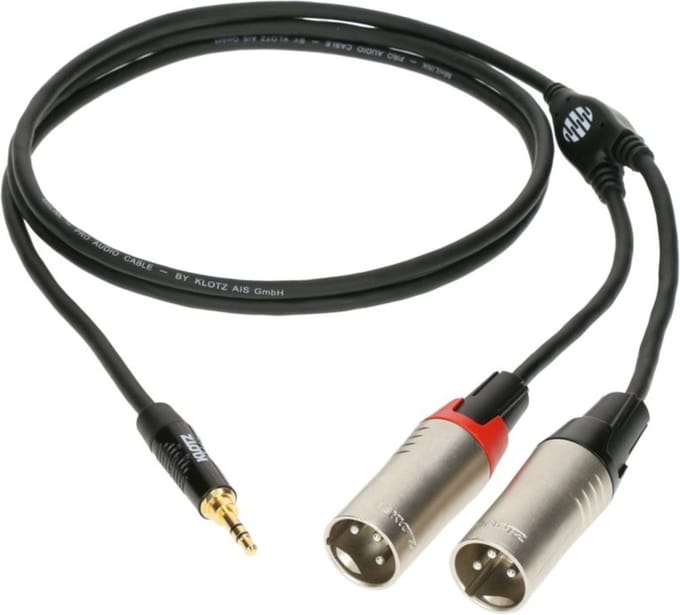 Klotz KY9-180 Y-adapterkabel 1,8 m - Insert kabel