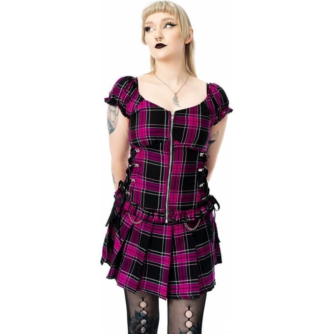 Heartless - Gothic Top - Hemlock Top - S tot 3XL - voor Vrouwen - roze