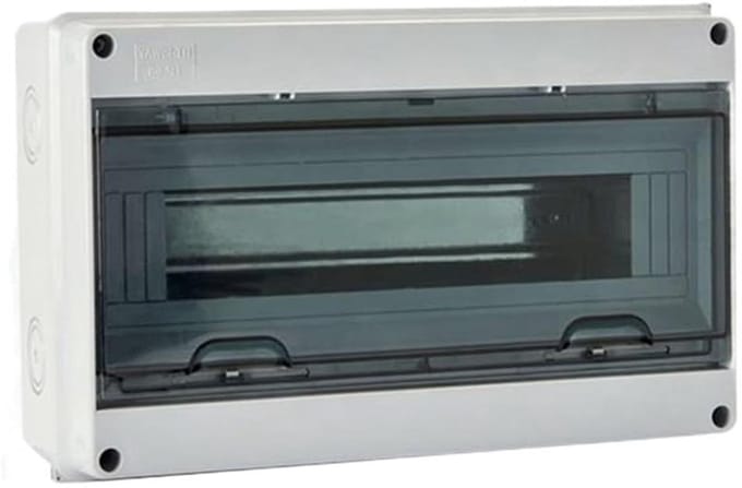 Verdeeldoos - Aansluitkast - Buiten Installeren - IP65 Waterdicht - 12-weg - Grijs