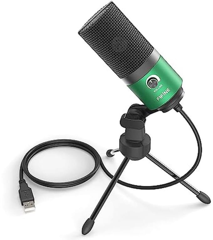 USB Microfoon voor PC, Mac en Consoles - Condensator Microfoon voor Podcasting en Streaming