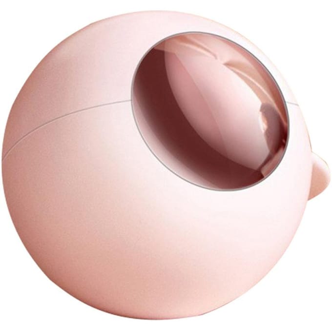 Draagbare herbruikbare pluizenroller Wasbare pluizenroller voor kleding, dierenhaar, meubels Compact roze