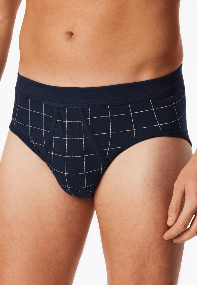 Sport slip van Fine Interlock met patroon, nachtblauw - Fine Interlock 9