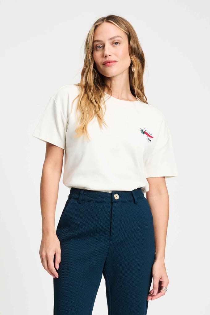 POM Amsterdam Tshirt - Chili Pepper Taglia: 40 | Maglie Sportivi Outlet | Donna