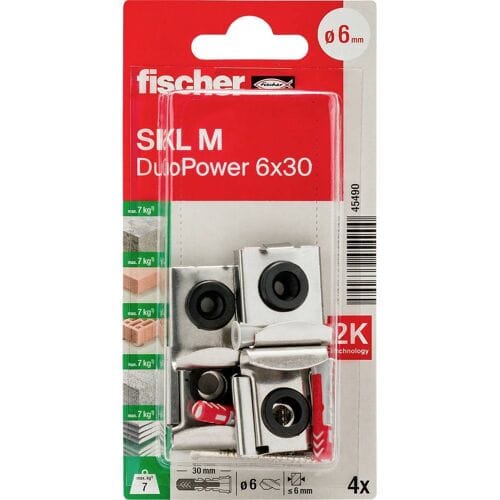 Fischer 045490 fischer spiegelbevestiging SKL M 30 mm 1 set(s)