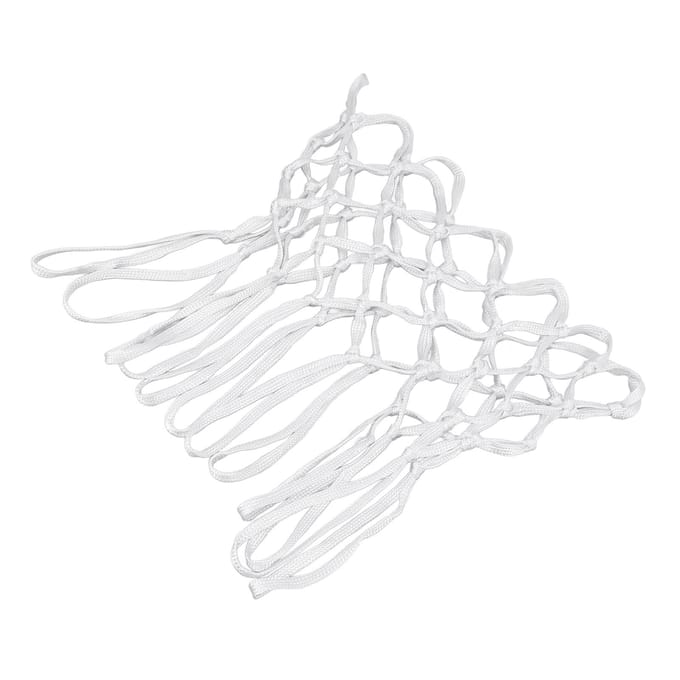 2 stuks Duurzame Basketbalnetten Nylon Wit Universeel Heavy Duty Basketbalnet Vervanging in Alles white