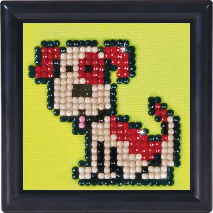 DIAMOND DOTZ Fido In Frame - Diamond Painting - 337 Dotz - 7x7 cm