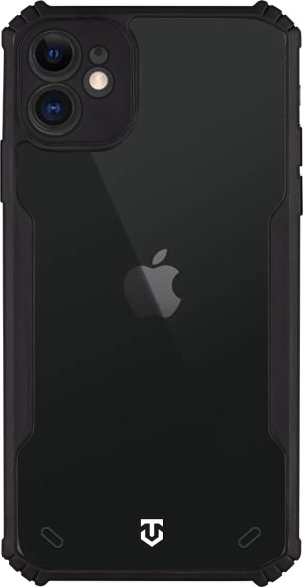 Tactical iPhone 11 Quantum Stealth Cover – Transparant Hoesje – Clear Black